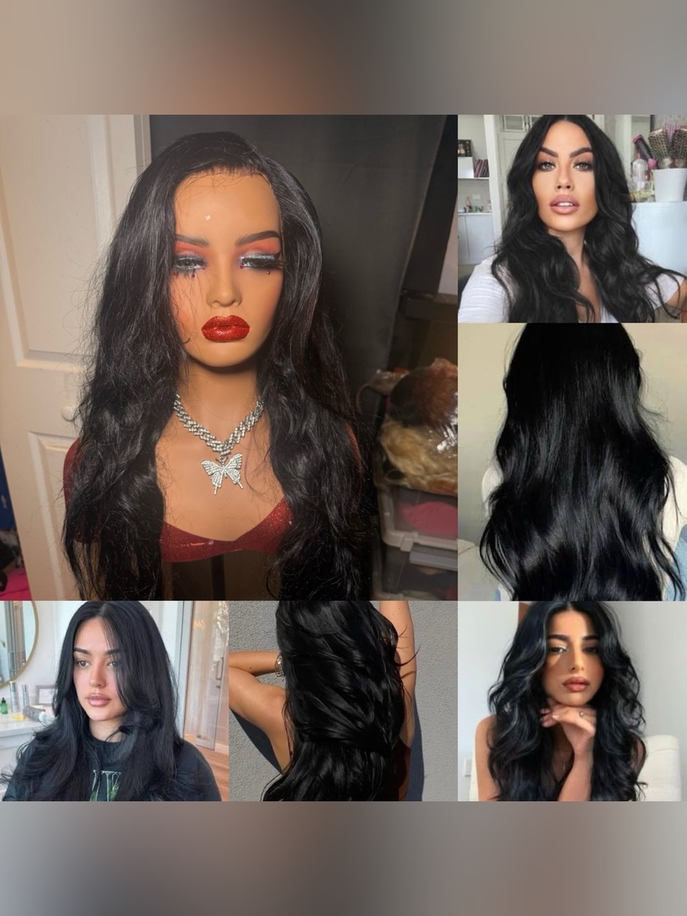 100% Human Hair Black Body Wave Lace
Front Wig 13x4 | Pre-Plucked